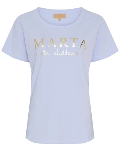 Marta du Chateau - MDCJeanette T-Shirt - Light Blue